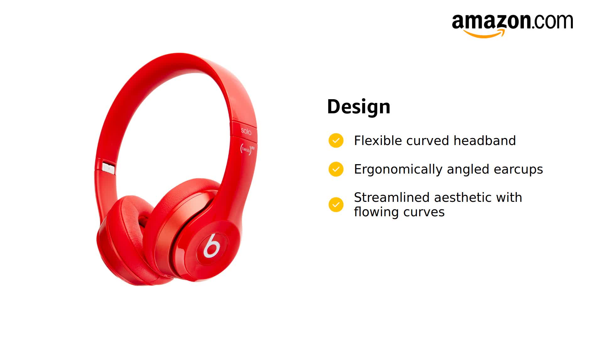 Amazon.com: Beats Solo 2 WIRED On-Ear Headphone NOT WIRELESS - Red